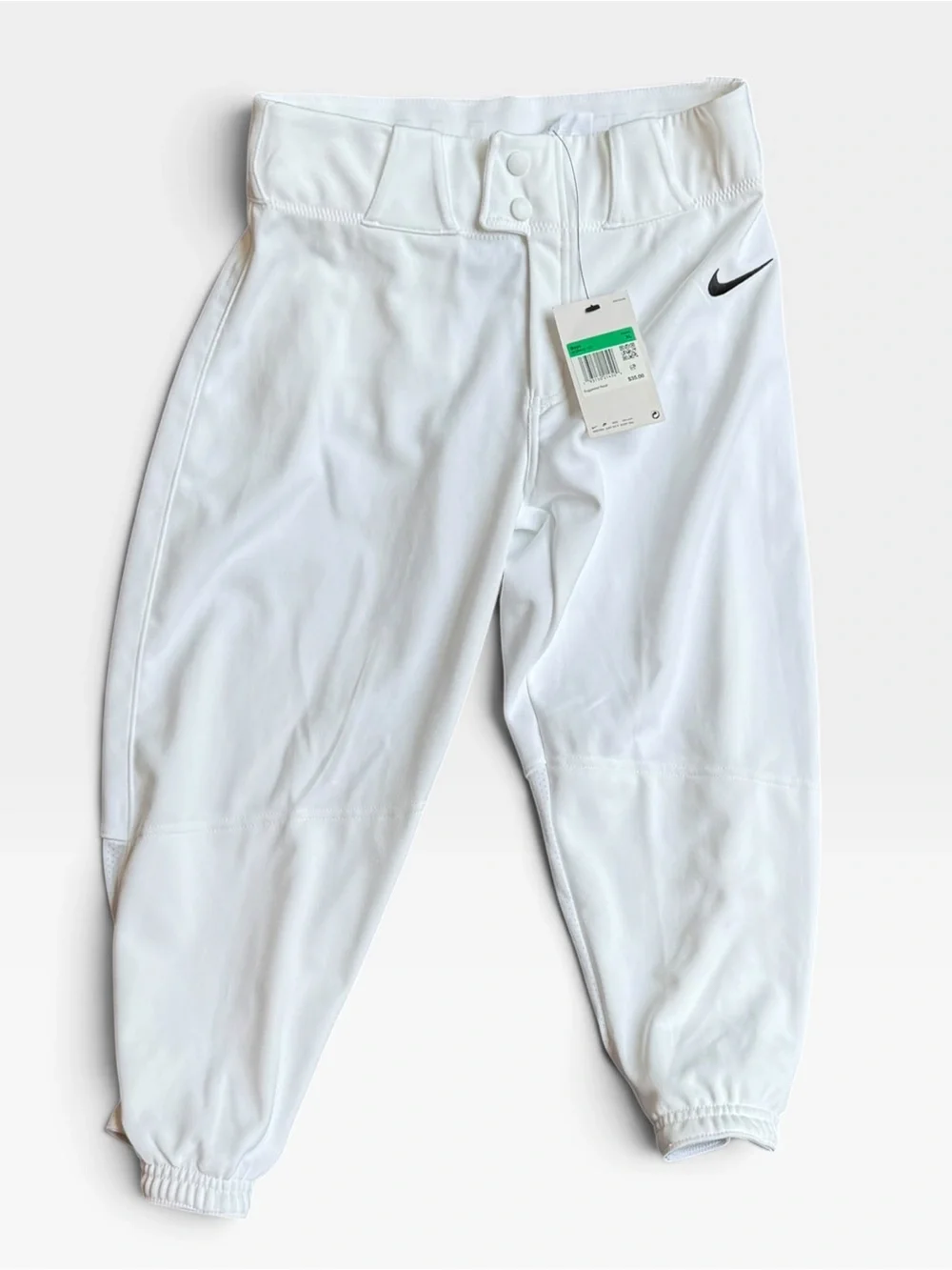 NWT Nike Team White Baseball Pants Boys Size XL